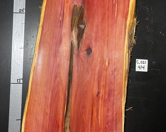 1" Thick Eastern Red Cedar Slab | C_021