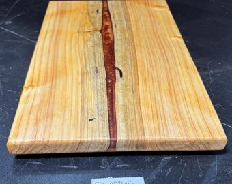 Finished Atlantic White Cedar Board | Caramel & Medallion Epoxy