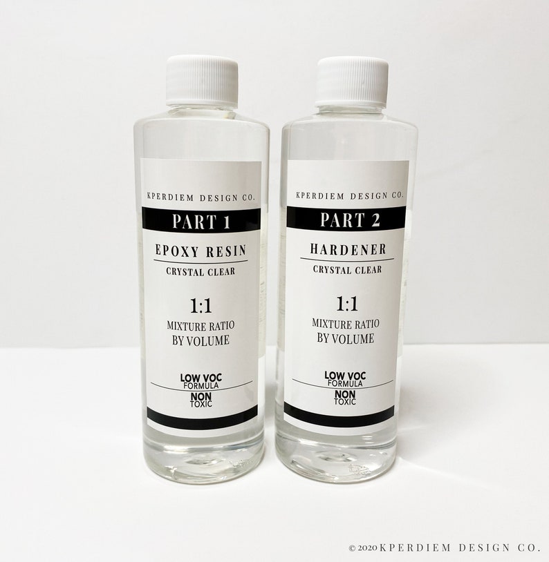 Crystal Clear Epoxy Resin Hardener 11 Mixing Ratio Etsy