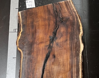 1.25" Thick Black Walnut Slab | W_031