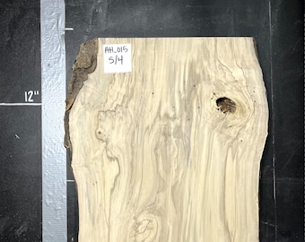 American Holly Live Edge Slab | 1.25" Thick | Kiln Dried And Flattened | Ships FREE | AH015