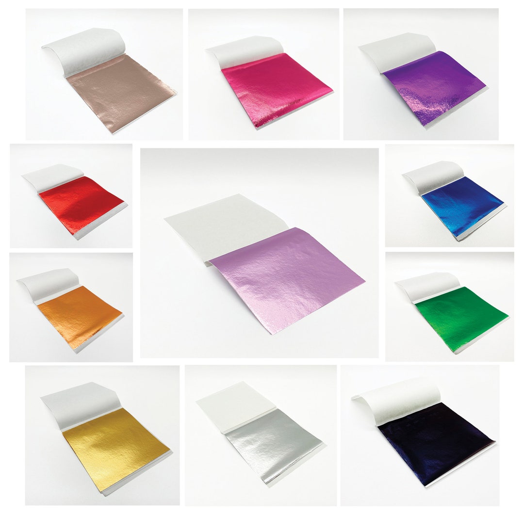 100 Sheets Composition Colored Gilding Leaf | MULTIPLE COLORS AVAILABLE ...