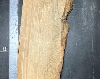 White Oak Live Edge Slab | 1.75" Thick | Kiln Dried And Flattened | Ships FREE | WO006