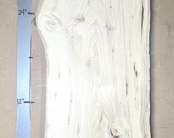 Hickory Live Edge Slab | 2.25" Thick | Kiln Dried | Ships FREE | H001