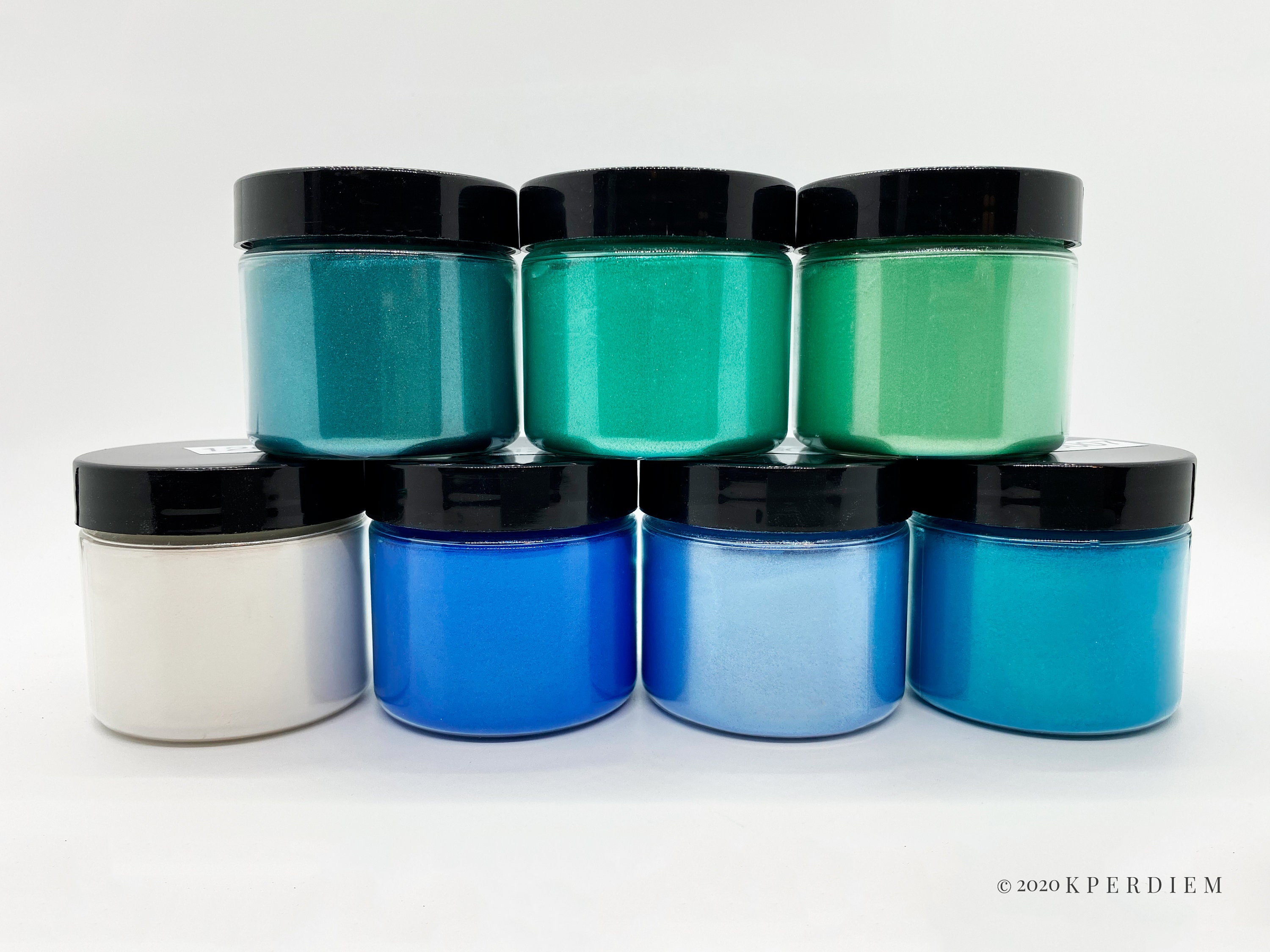Ocean Palette Mica Powder Pearl Pigments | Reclosable Jars | Perfect …