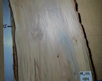 Maple Live Edge Slab | 2.5" Thick | Kiln Dried | Ships FREE | M001