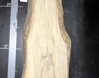 American Holly Live Edge Slab | 1.25" Thick | Kiln Dried And Flattened | Ships FREE | AH013