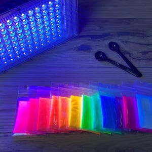 Neon Mica Powder Pigment Set – 12 Colors for Resin, Candle Making image 4
