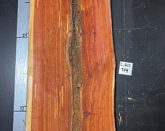 1.25" Thick Eastern Red Cedar Slab | C_22