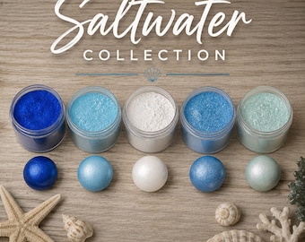 Saltwater Collection | Limited Edition Coastal Mica Pigments | Pearl Powders
