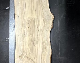 American Holly Live Edge Slab | 1.25" Thick | Kiln Dried And Flattened | Ships FREE | AH016