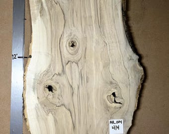 American Holly Live Edge Slab | 1" Thick | Kiln Dried And Flattened | Ships FREE | AH004