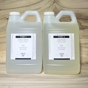 Kristalheldere epoxyhars + verharder | 1:1 mengverhouding | Kristalhelder | Ideaal voor sieraden, kunst, siliconen mallen en meer