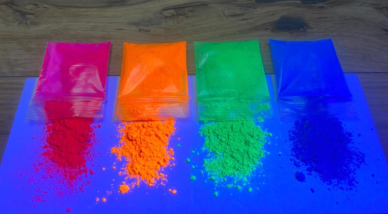 Neon Mica Powder Pigment Set – 12 Colors for Resin, Candle Making image 5