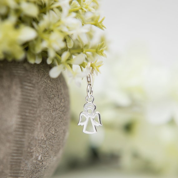 E5994 Necklace for Charms Bracelet Sterling Silver 925 Angel Charm with Lobster Clasp E5994 Necklace for Charms Bracelet Sterling Silver 925 Angel Charm with Lobster Clasp