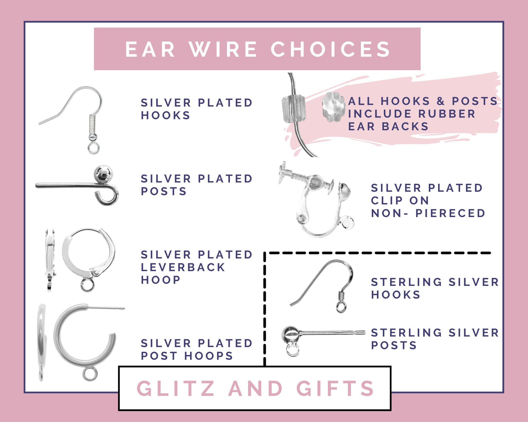 Styles of Earring Backs : Which Earring Back Is Best? : Arden