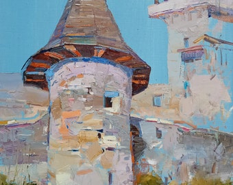 Ukraine Landscape Painting Original Oil Painting Oil on Canvas Fine Art Impressionism