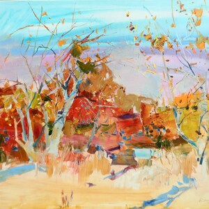 Garden Painting Original Oil Painting Oil on Canvas  Fine Art Impressionism