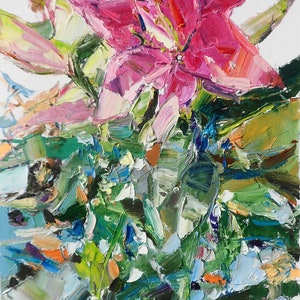 Flowers Painting Original Oil Painting Oil on Canvas Impressionism