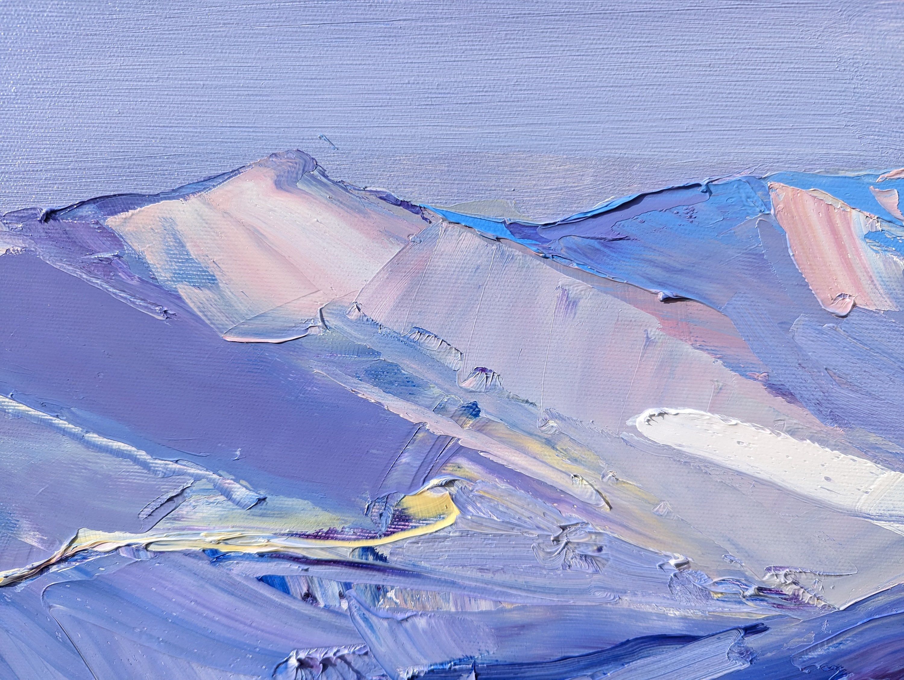 スイスの山の油絵：印象派の風景画、2024年 - Etsy 日本