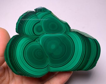 199.7gram Natural Free Form Malachite section Crystal  Healing
