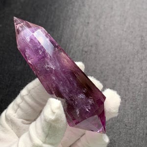 Natural Vogel Style Amethyst Quartz crystal double points crystal healing
