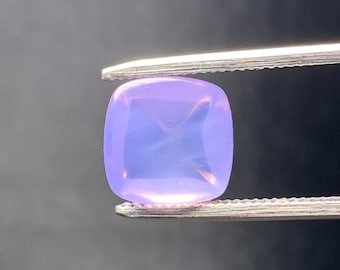 ラベンダークォーツクリスタル：ブラジル産ファセットカット石（1.8g）