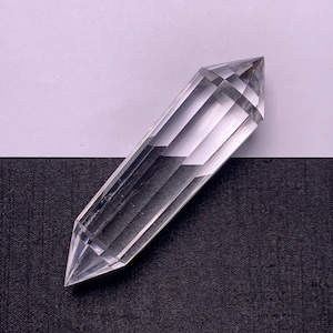 12 sided Natural clear Quartz crystal vogel style point crystal DT