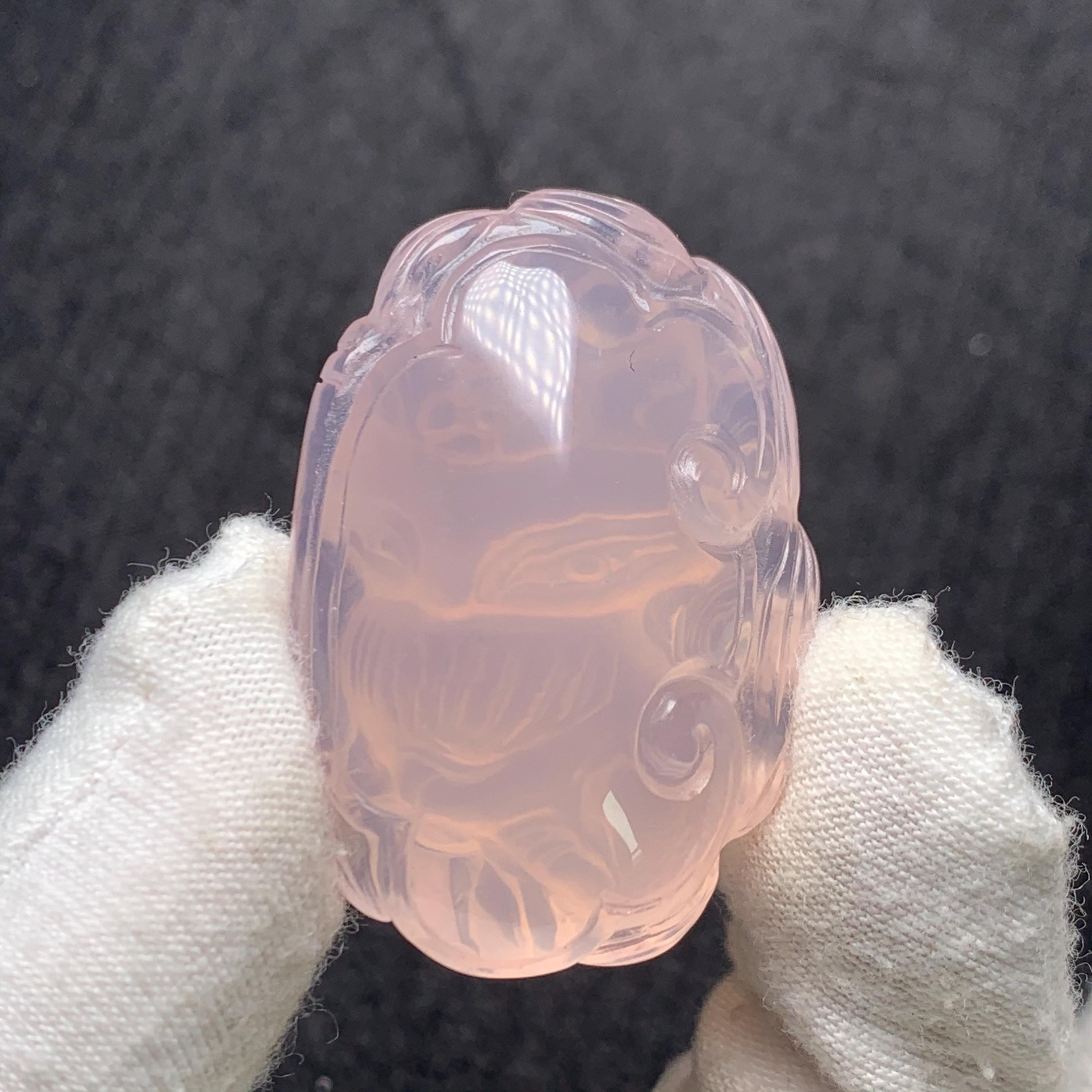 天然ローズクォーツ九尾狐水晶 - Etsy 日本
