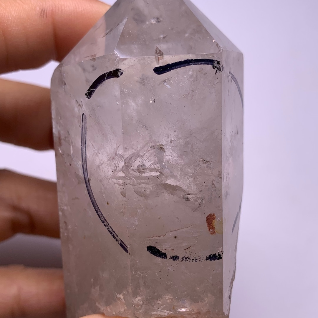 Quartz Falling 167.9GRAM Natural Mobile Falling Sand/water Bubble Enhydro Quartz ...