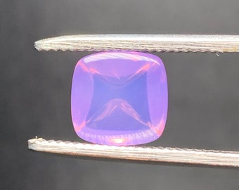 ラベンダークォーツクリスタル：ブラジル産ファセットカット石、1g