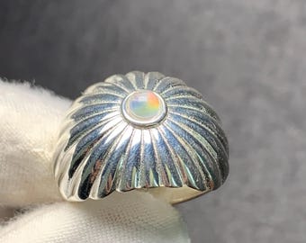 Natural madagascar moonstone sterling silver RING
