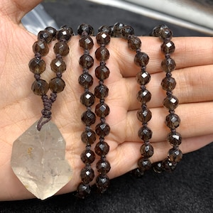 52gram Natural black sand enhydro quartz crystal Necklace/pendant