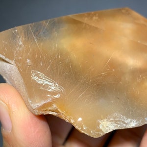 152.4gram Natural Amphibole quartz Rutilated Quartz Crystal Specimen