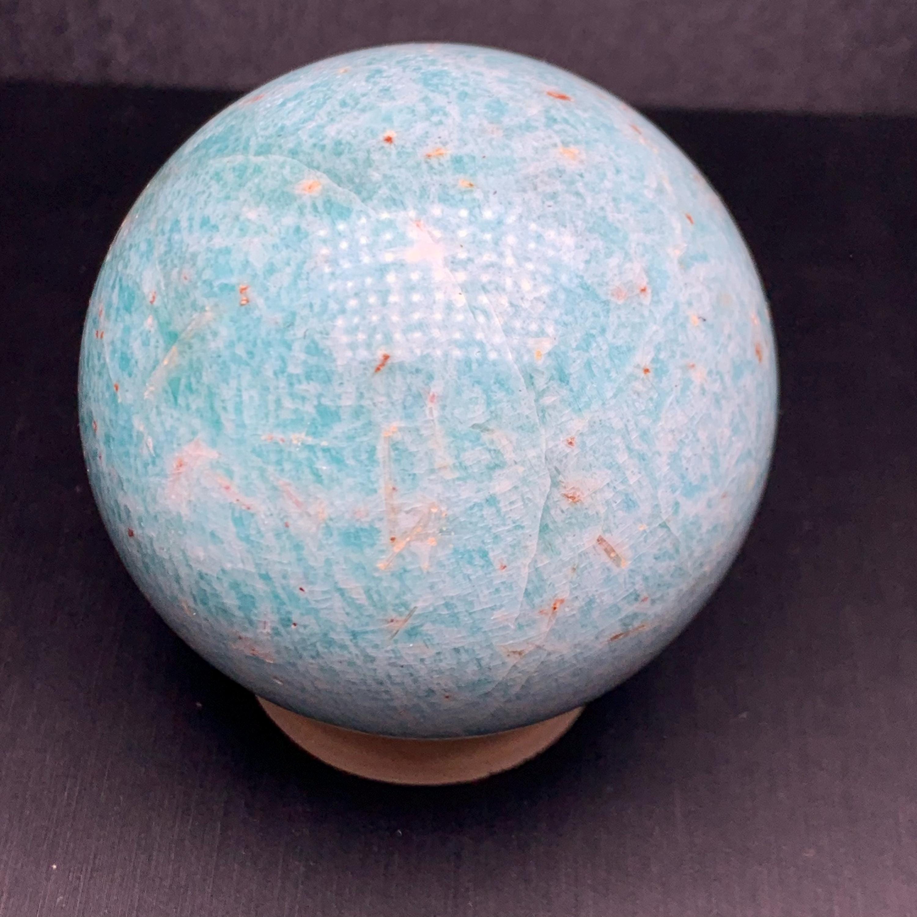 57 mm天然グリーンアマゾナイト水晶球 - Etsy 日本