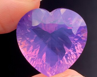 Lavender Quartz Crystal: Faceted Healing Stone From Brazil - Etsy