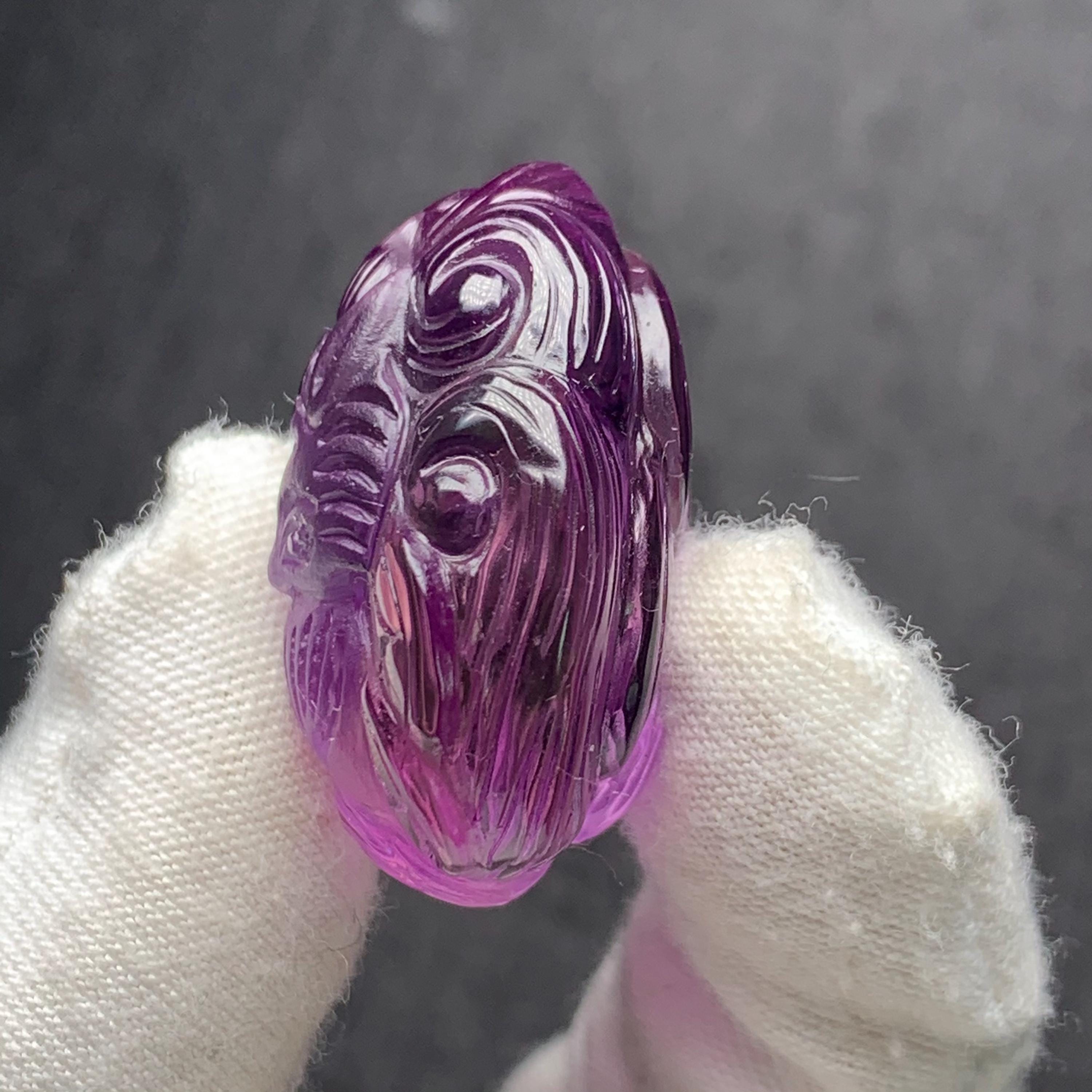 天然アメジストクォーツ九尾狐水晶 - Etsy 日本