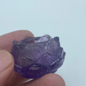 37gram Beautiful amethyst crystal Bowl, Gemstone Bowl, Aromatherapy Bowl, Jewelry Bowl