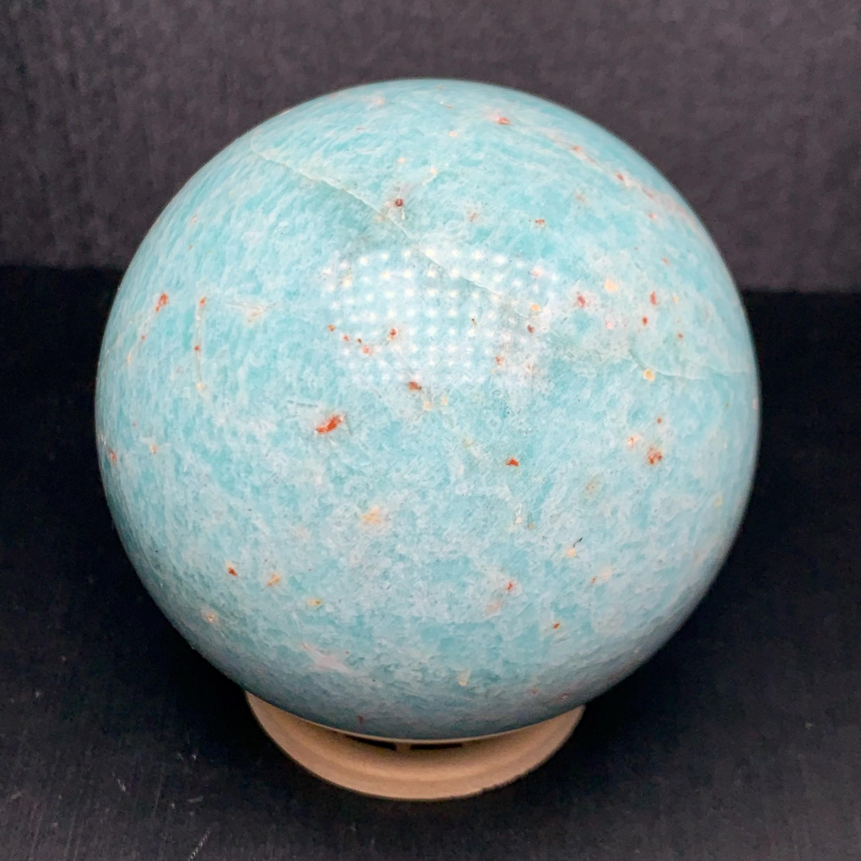 57 mm天然グリーンアマゾナイト水晶球 - Etsy 日本