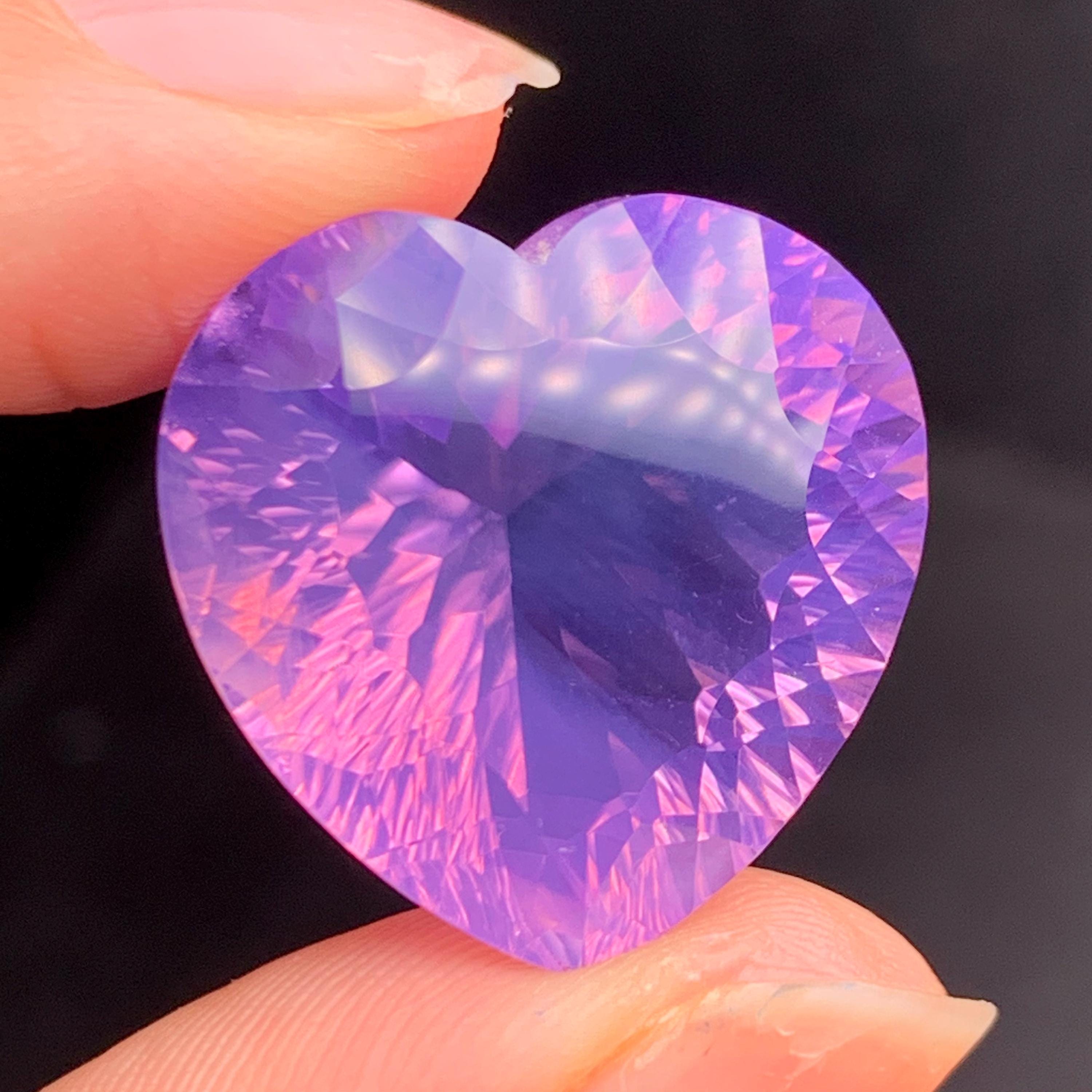 Lavender Quartz Crystal: Faceted Healing Stone From Brazil - Etsy