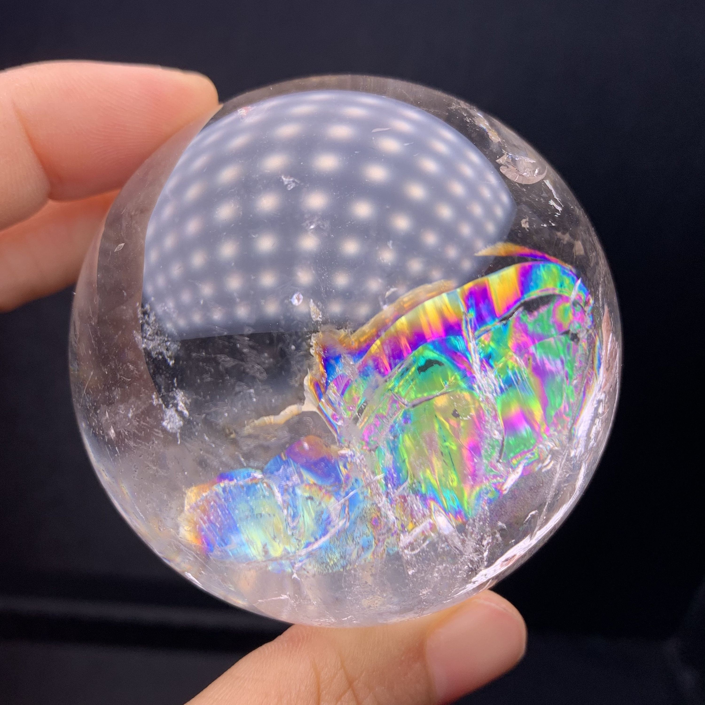 Rainbow !61mm Natural Clear Quartz Crystal Rainbow Quartz Rainbow !61mm Natural Clear Quartz Crystal Rainbow Quartz