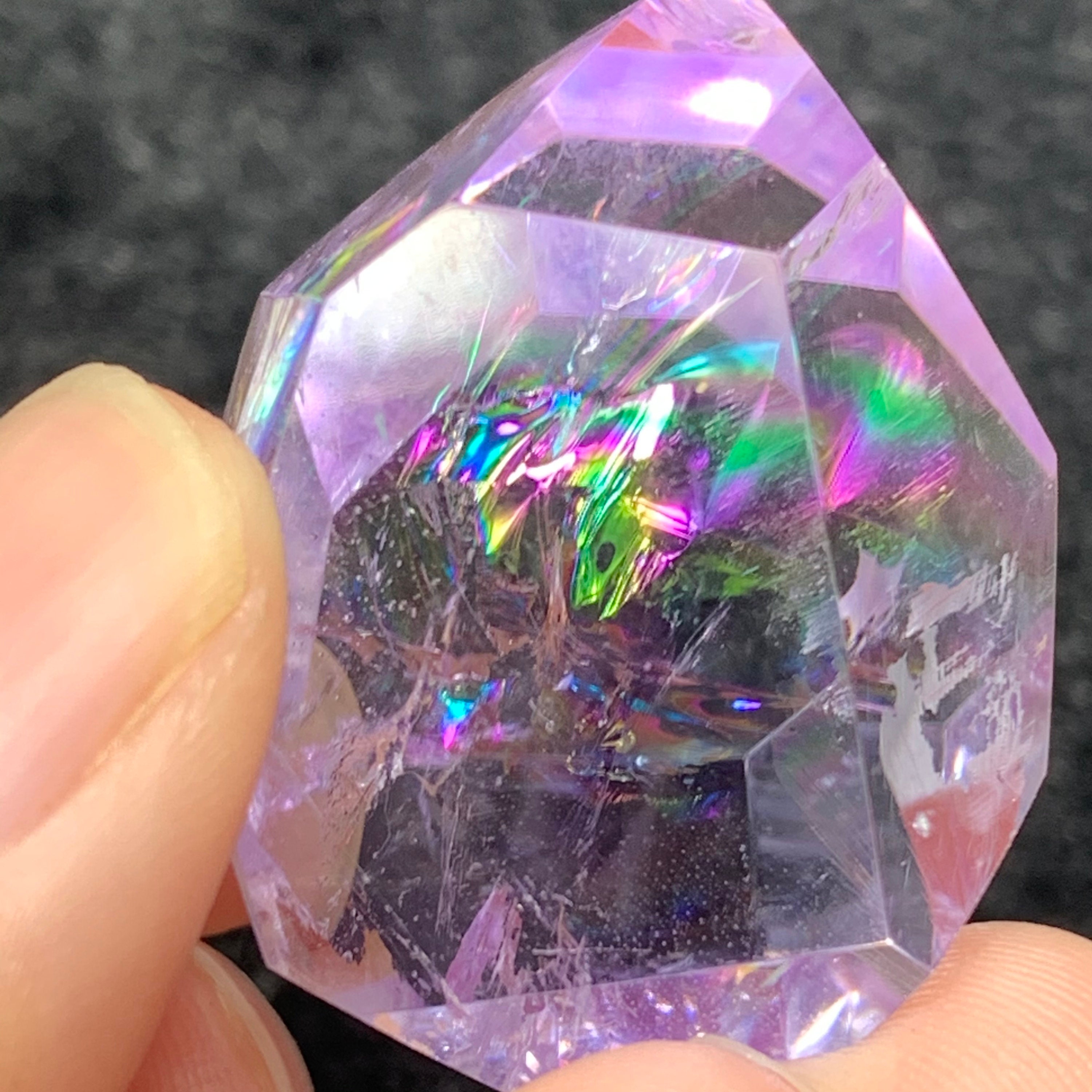 Rainbow 20.5g Natural Amethyst Crystal Etsy