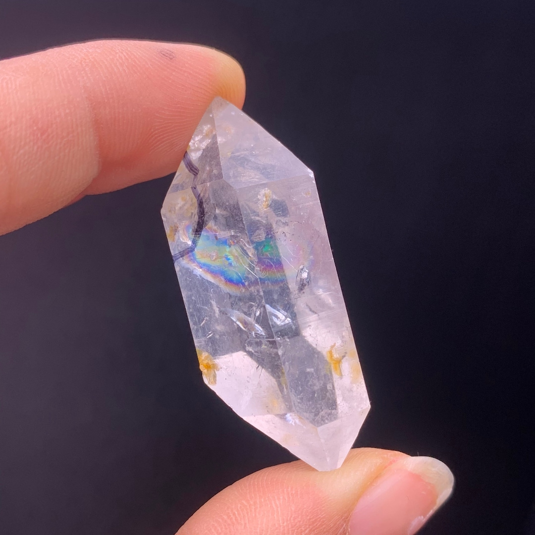 Quartz Falling 17.9GRAM Natural Quartz Mobile Water Bubble&falling Sand Enhydro Quartz ...