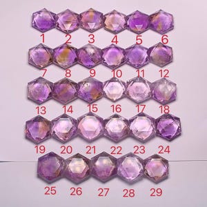 Natural ametrine quartz star of david quartz crystal healing