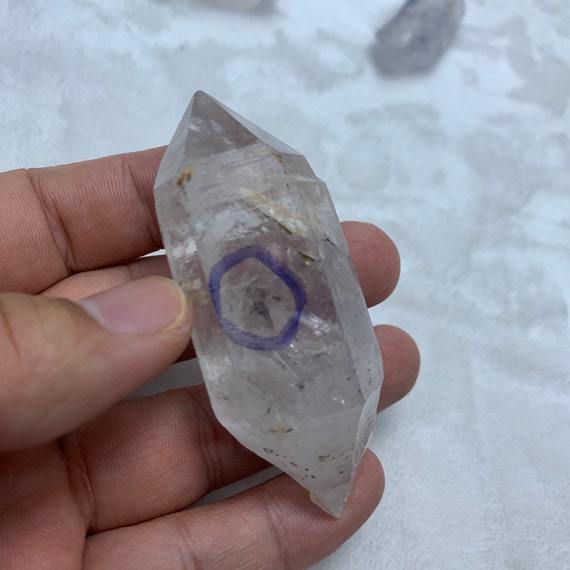 Rocks Geodes 4 Bubbles Outstanding Natural Double Terminated Herkimer Enhydro Quartz Us Seller Home Living Hamaguri Co Jp