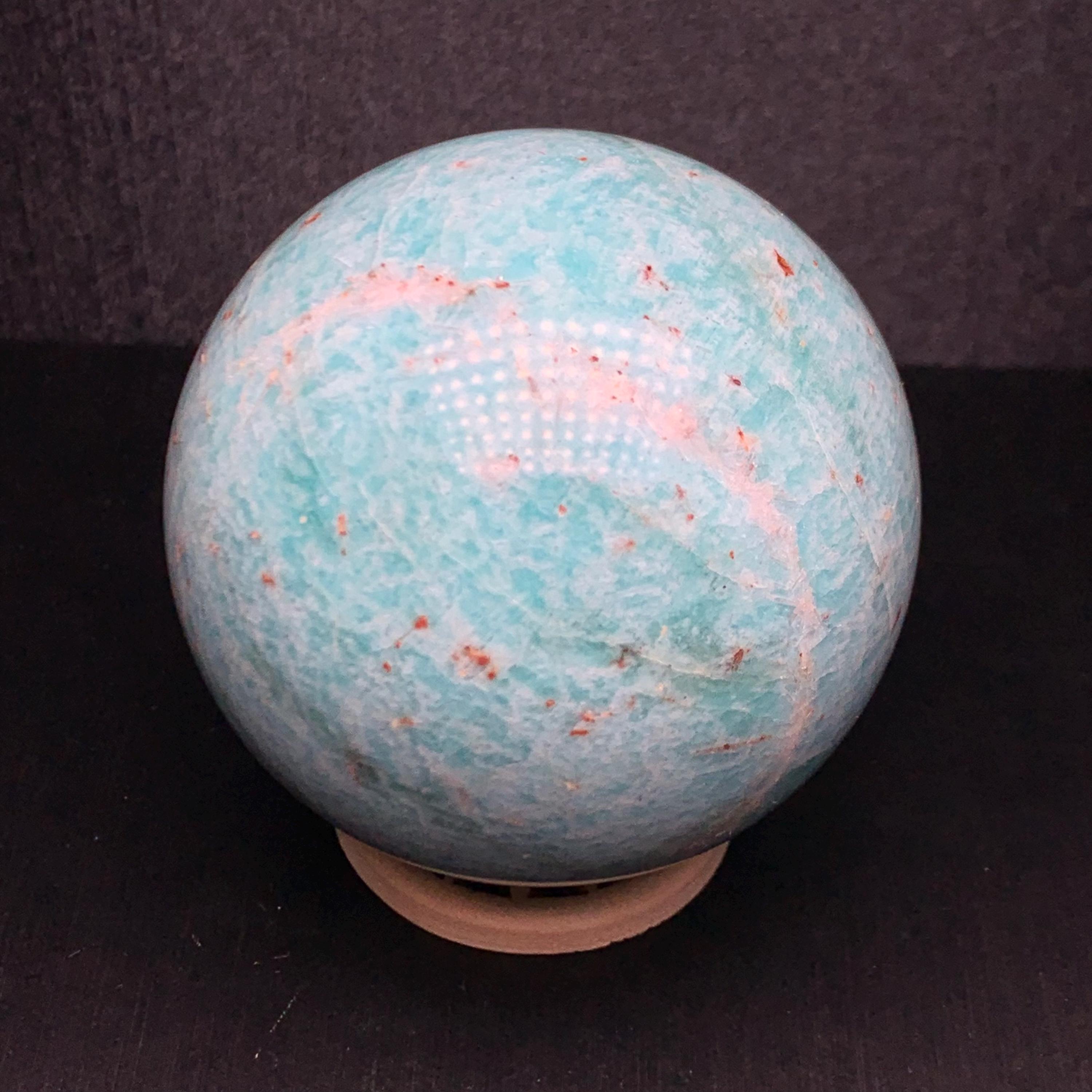 57 mm天然グリーンアマゾナイト水晶球 - Etsy 日本