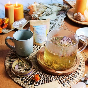 MANIFEST TEA |: Herbal Blend with Pink Lotus, Rose & Calendula, for Rituals