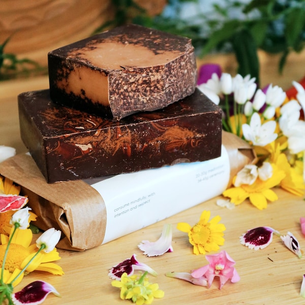 CACAO DE CÉRÉMONIE | Pâte de cacao péruvienne 100 % criollo biologique, cacao maya, cru, nourriture pour l'âme qui ouvre le cœur, qualité supérieure durable et éthique