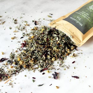 Meditationste för tredje ögat: Örtbaserad klarhet och jordningsblandning