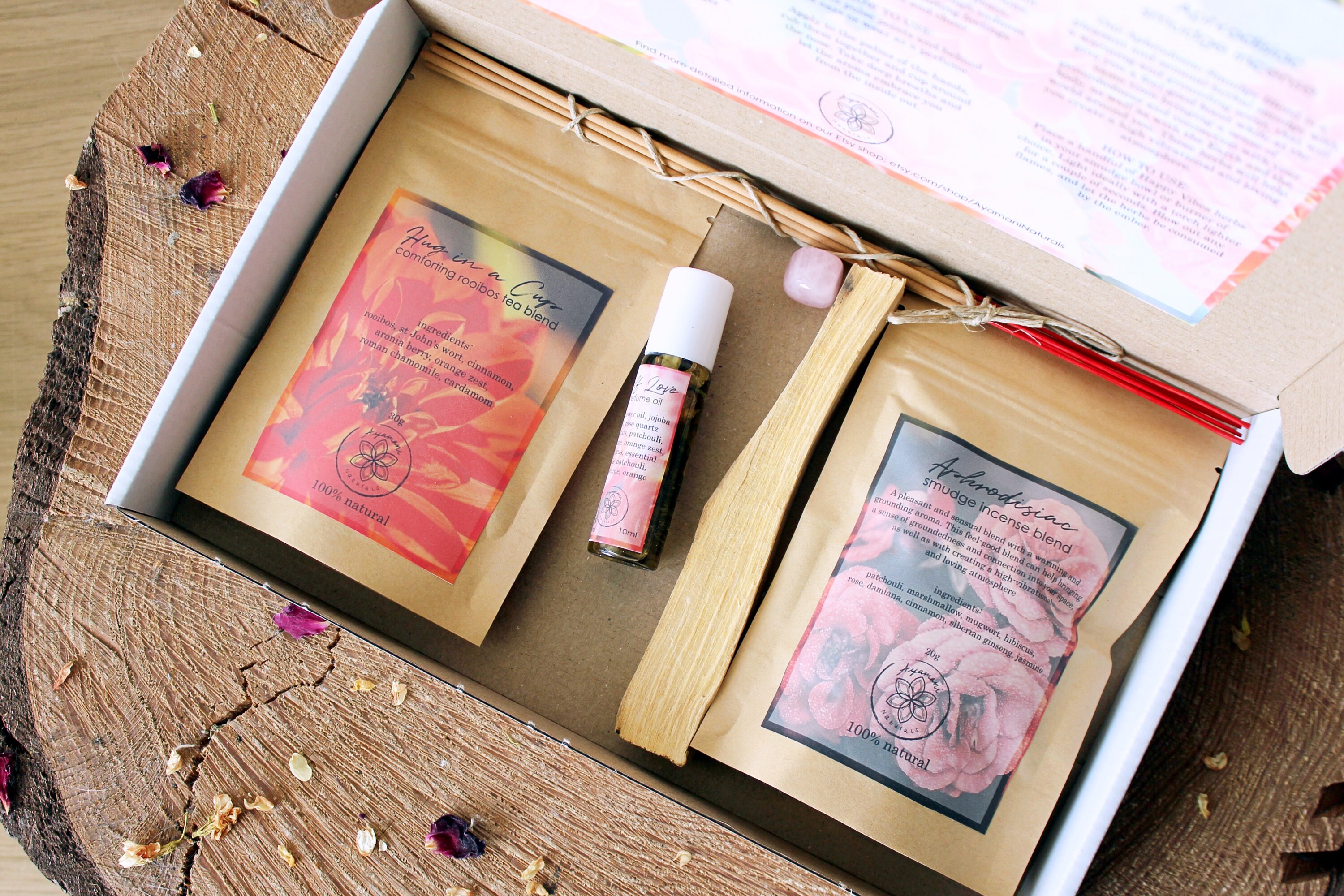 My Self Love Box Cosy Gift Box Set With Rooibos Tea Etsy